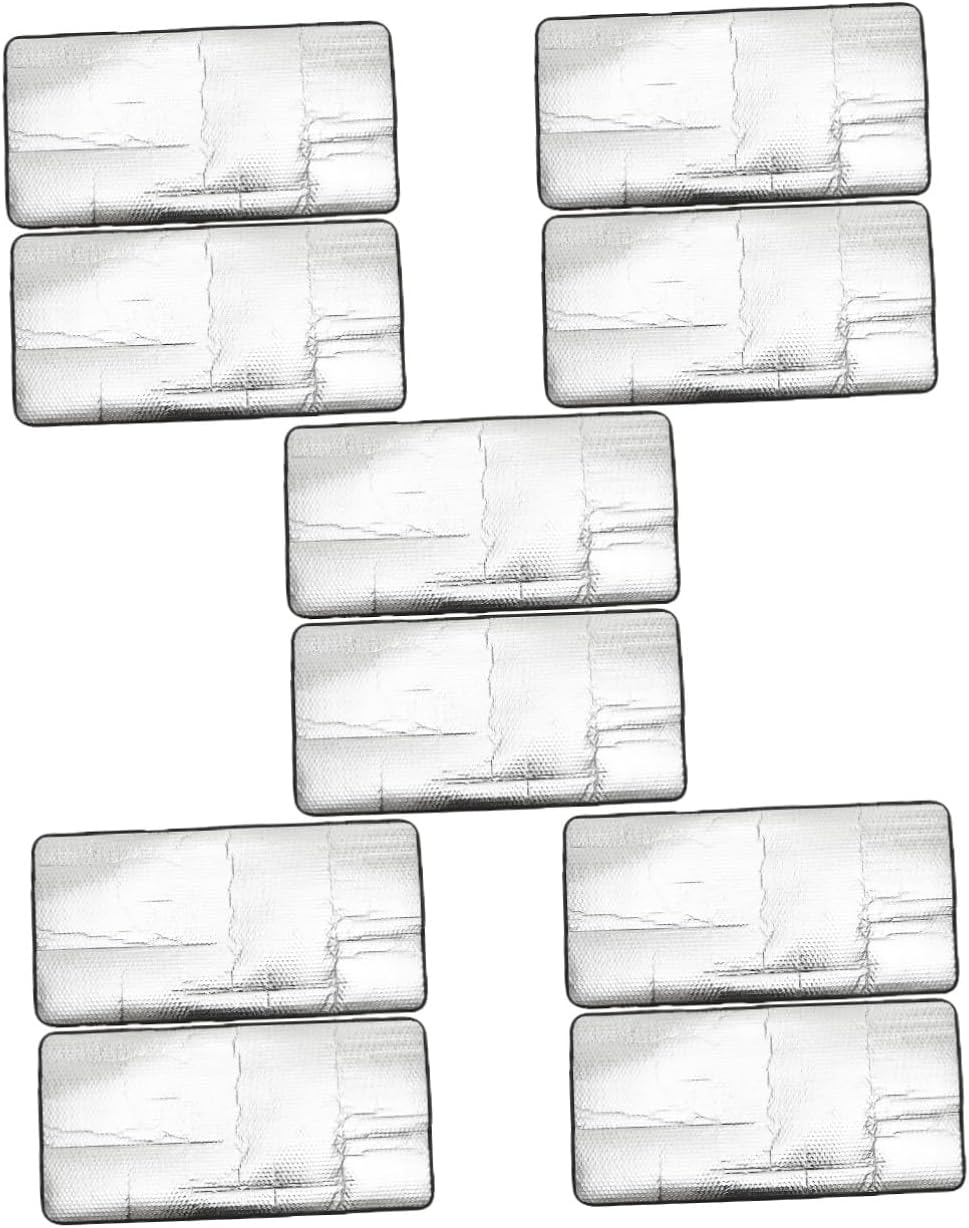 Zerodeko 5sets Outdoor Cover Aluminum Film Air Conditioner Accessory Easy to Install Protects from Sun