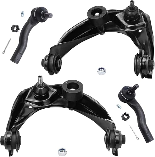 Miniatura 743 de Detroit Axle - Kit de brazos de control delanteros de 4 piezas para Chevrolet Aveo Aveo5 Pontiac G3 Wave Wave5 Suzuki Swift+, 2 brazos de control