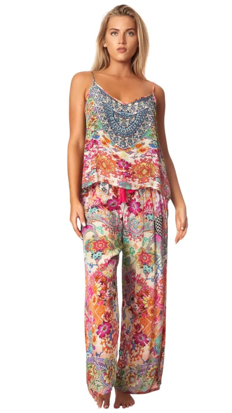 La Moda Clothing Summer Vacation Lifestyle Pant Set