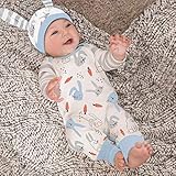 🐰 Bekleidungsset Baby: Material: Baumwollmischung, weiche Handhabung, angenehm zu tragen und atmungsaktiv, keine, die die Haut Ihres Babys nicht reizt
