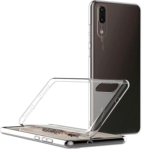 Miniatura 4 de Funda para Huawei P20 (5.8 pulgadas) TPU suave goma gel parachoques transparente contraportada
