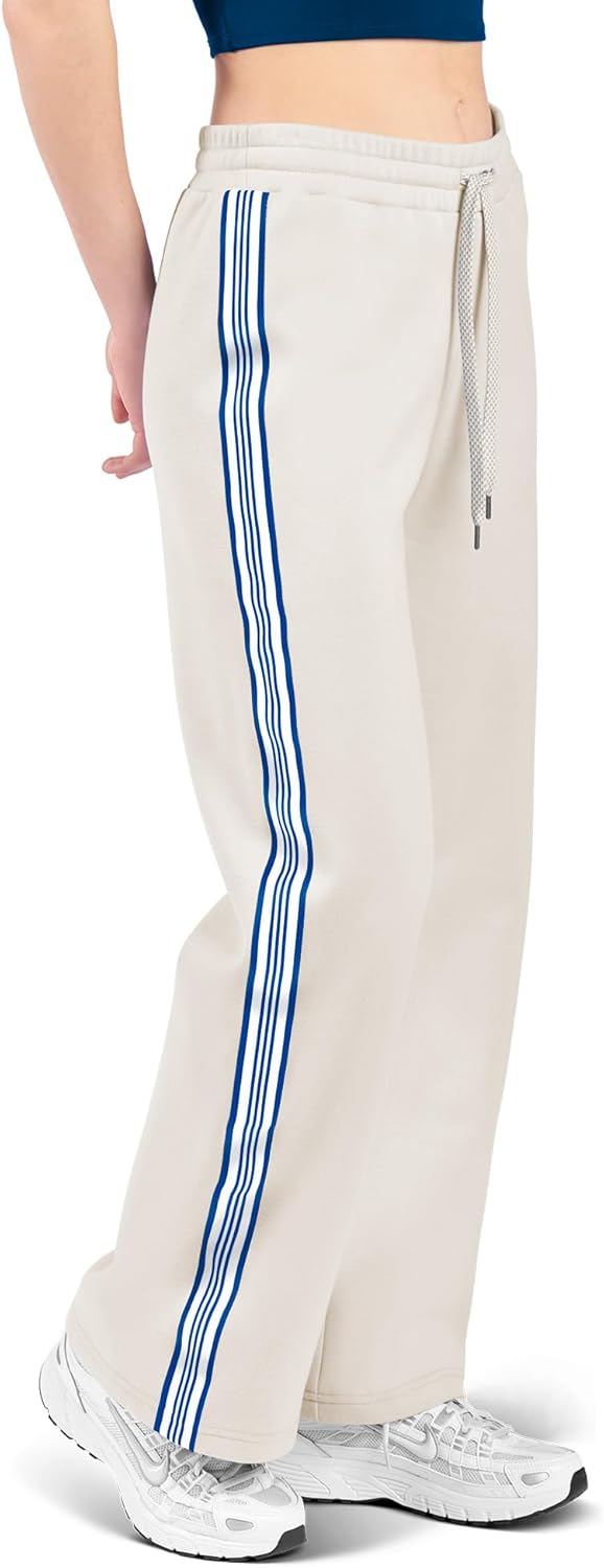 NHL Womens Mid Rise Fleece Pants with Back Pocket, Sweatpants for Girls, Comfy and Warm - Image 3