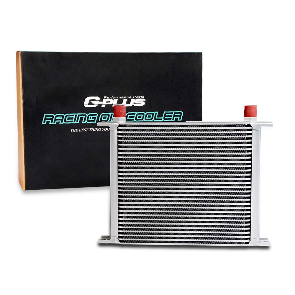 30 Row An10-10an Silver Universal Aluminum Engine Transmission Oil Cooler Silver