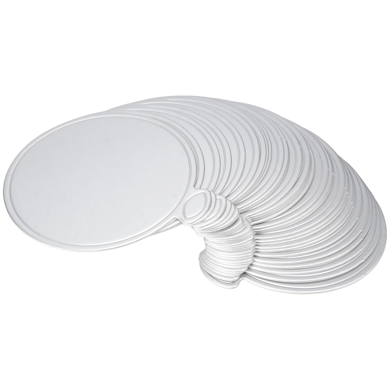 SEUNMUK Lot de 300 planches à gâteau en mousse, mini moules à gâteau ronds pour fêtes, mariages, anniversaires