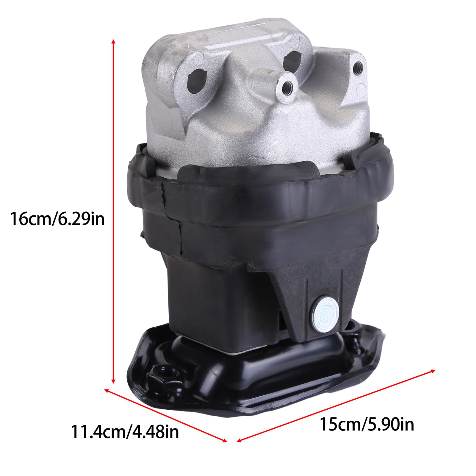 Sospensione motore anteriore compatibile per Chrysler 300C LE LX 2006-2010 3.0 CRD 4578190AE cuscinetto motore anteriore, Supporti motore anteriori sinistro e anteriore destro da