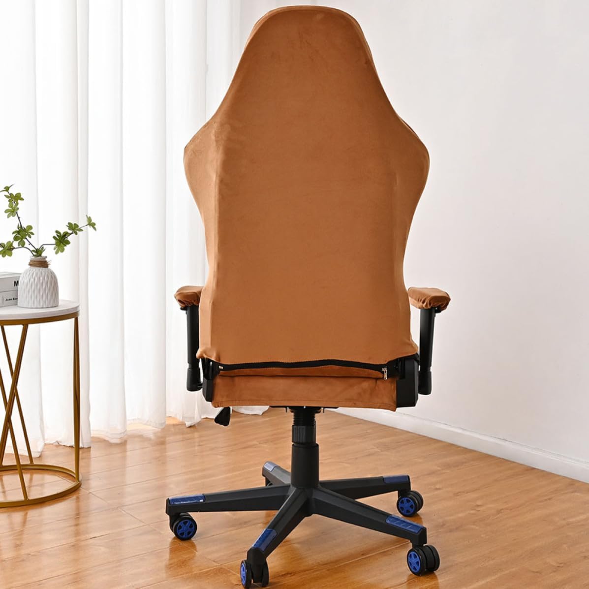 Garneck Stretchable Armrest Cover for Computer and Swivel Chairs Elastic Polyester Chair Cover with Easy Installation for Office and Home Use