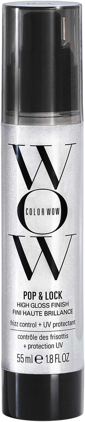 Pop & Lock Anti-Frizz Hair Serum: Prevent Colour Fade, Temporarily Seal Split Ends, and Add Gloss - Get Silky, Shiny Hair!