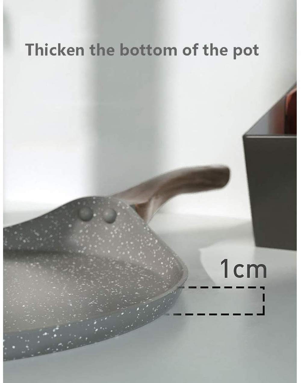 Panqueques, Tortilla, Inducción - Ø18cm, Ø22cm, Ø26cm Bandeja para crepes - Panqueques - Granito gris