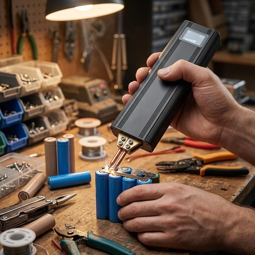 Saldatrice portatile da 5000 mAh per batteria per saldatrice portatile in
