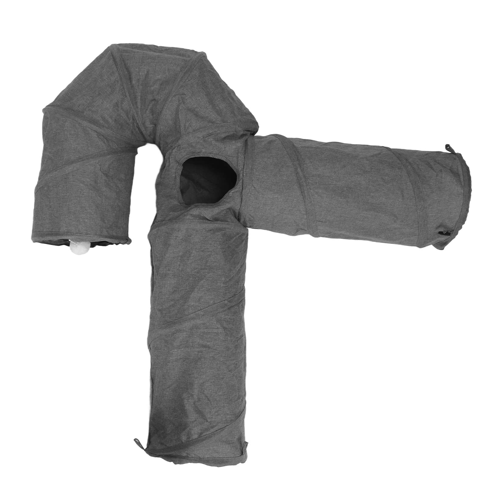 Tunnel de Jeu pour Chat, Tunnel pour Chat Pliable et Sûr à 3 Voies avec Ouverture de Lucarne pour l'exercice Quotidien des Chats