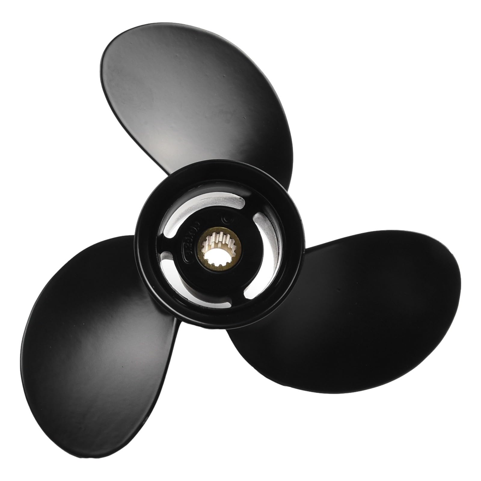 Elica per barche, Prop fuoribordo, elica in alluminio 9 1/4x9 per Mercury 9.9-20HP, Mariner, Nissan, 3 pale