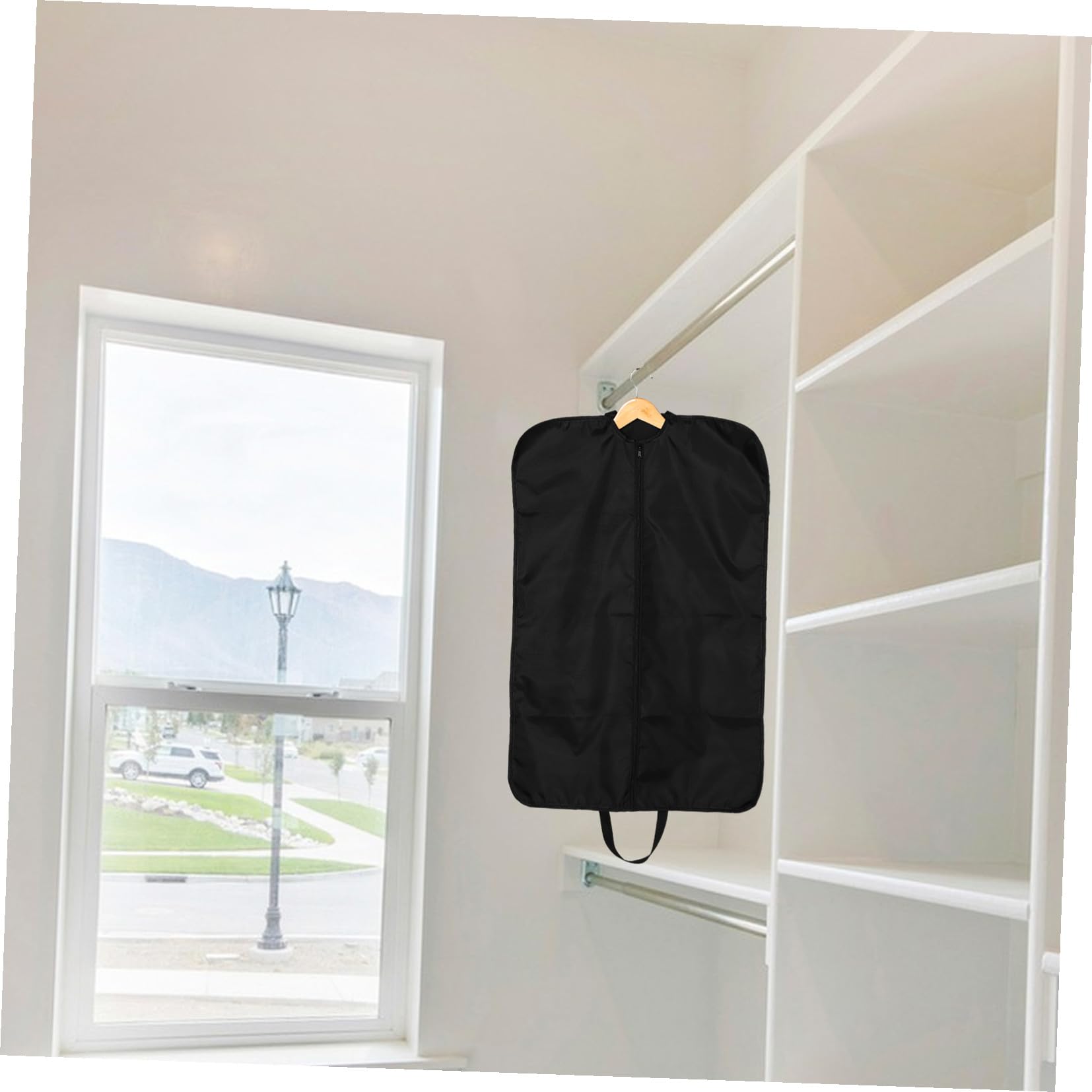 IMIKEYA Borsa Porta Abiti da Viaggio Pieghevole Organizer Vestiti Trasporto Camicia Cappotto Stoccaggio Armadio Borsone Viaggio Calcio