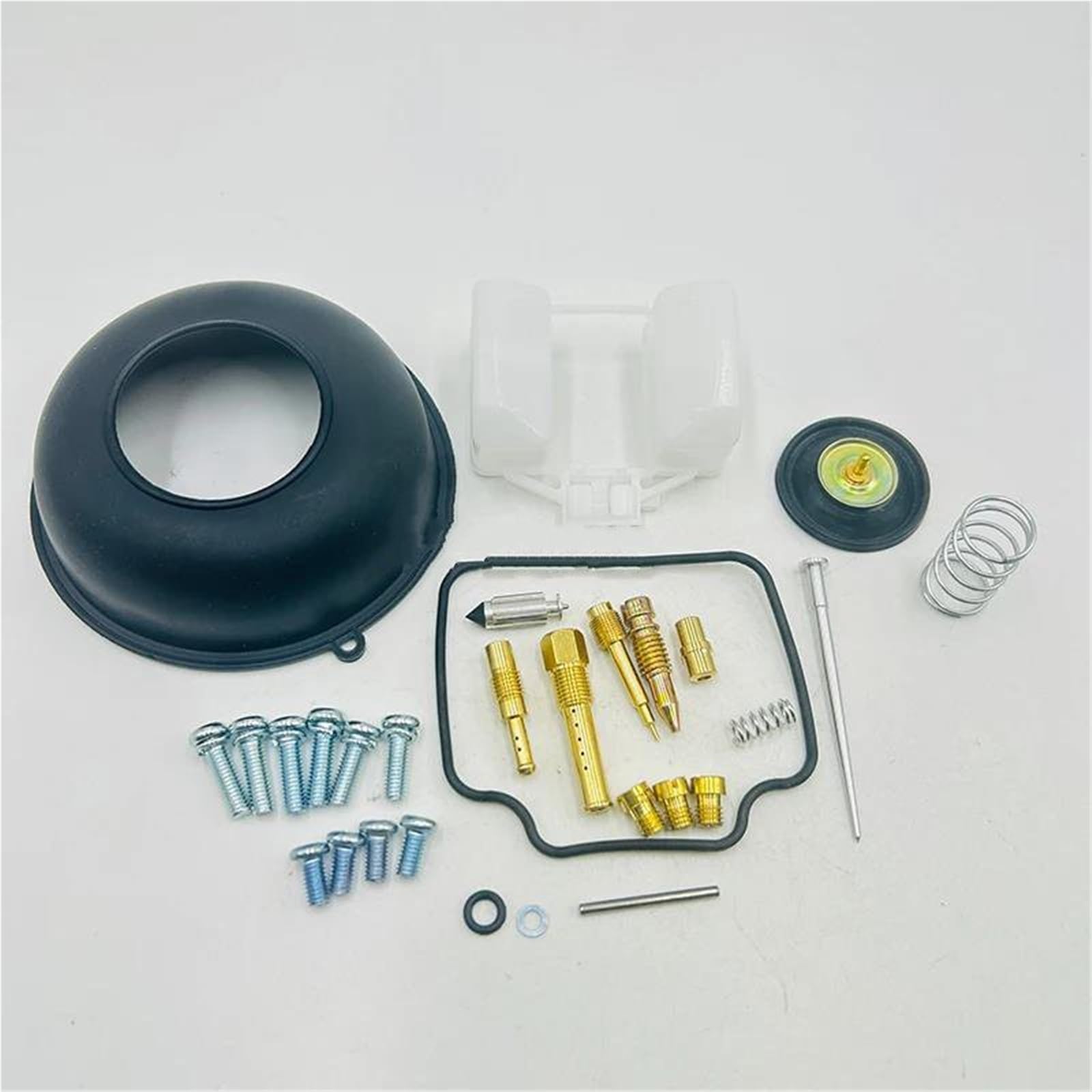 Juego De Reconstrucción Carburador Kit De Reparación Carburador Motocicleta para NX650 XR650 Dominator XR650L Flotador Aguja Válvula Junta Tornillo Aire Diafragma(4SET)