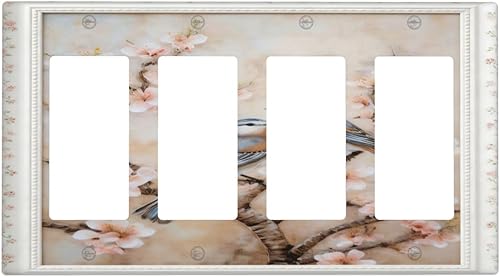 Miniatura 73 de Cubiertas Decorativas de Arte para Interruptores de Luz, Hojas de Otoño, Placa de Pared de Palanca Individual, Cubierta Decorativa de Interruptor,