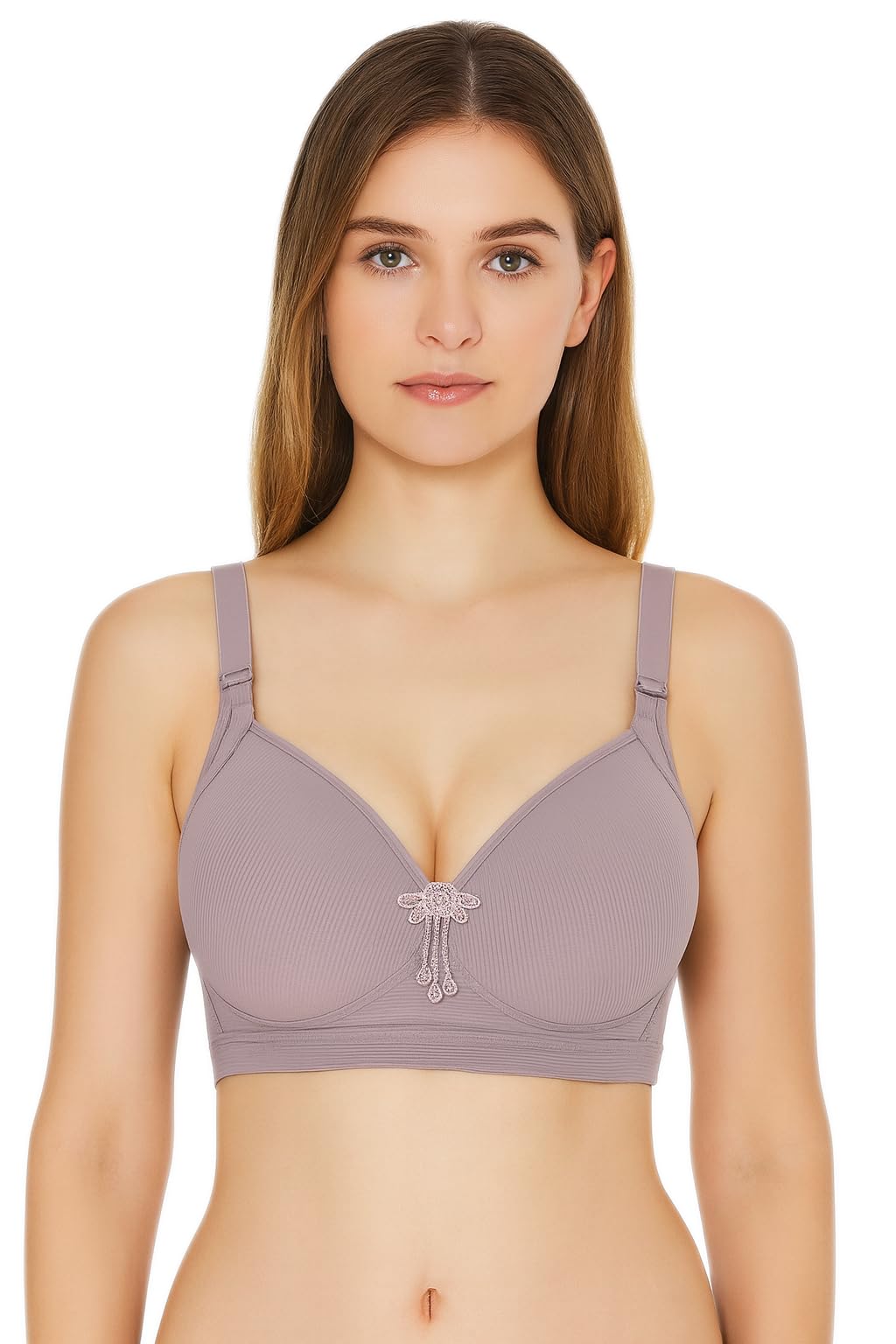 HPA Women’s Light Padded Full Coverage Bra | Non-Wired Everyday Bra with Size Adjustable Straps & Self Lining | Comfortable Bra for Girls & Women-image-39