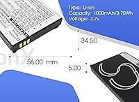Vista 4 de Batería para Philips Avent Eco SCD535 DECT Avent SCD530 Avent SCD535 Avent SCD53500 Avent SCD536 Avent SCD540 BYD001743 BYD006649 RCD