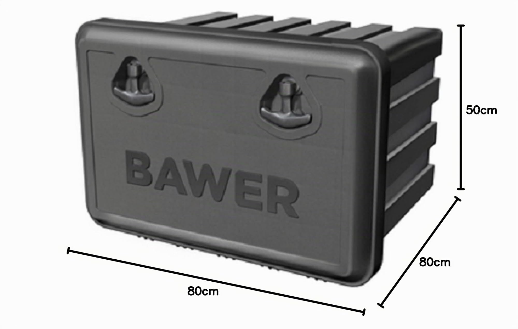 Soubassement Case BAWER 800x500x460 Camion Boîte de Rangement/Camion/Remorque