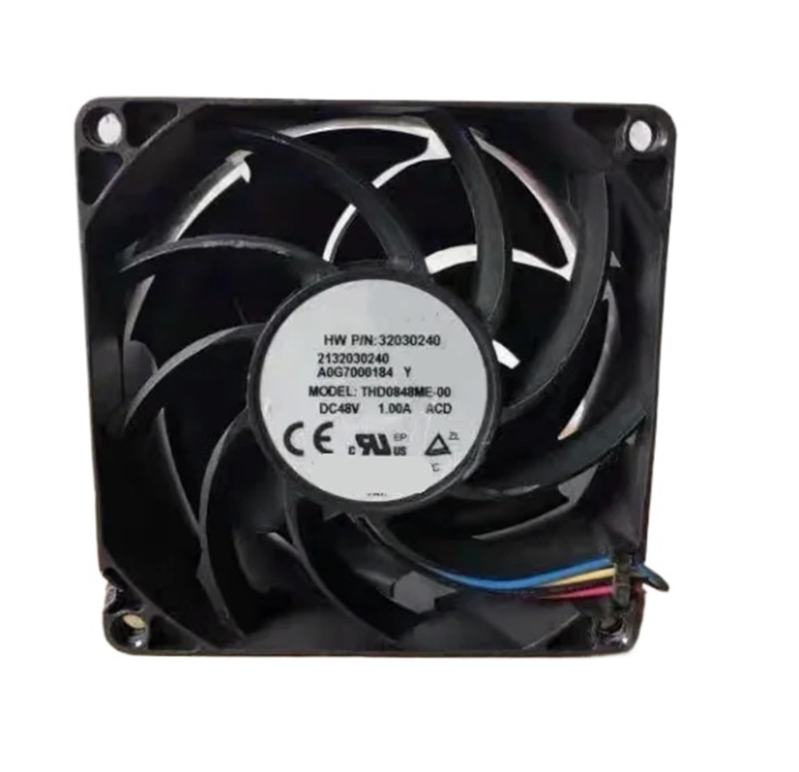 PEQYUACTE Fan THD0848ME-00 48V 1.00A 8038 8cm 4wire