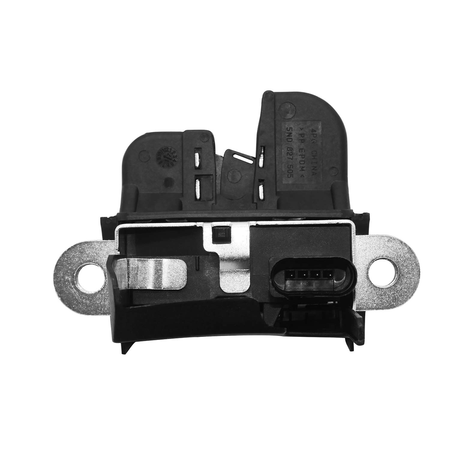Baule posteriore baule bagagliaio coperchio serratura 4F5827505D Fit Golf Jetta P CC EOS A4 A5 A6 A8 - ON-OFF - Pistone - Ottone - Nero - Manuale