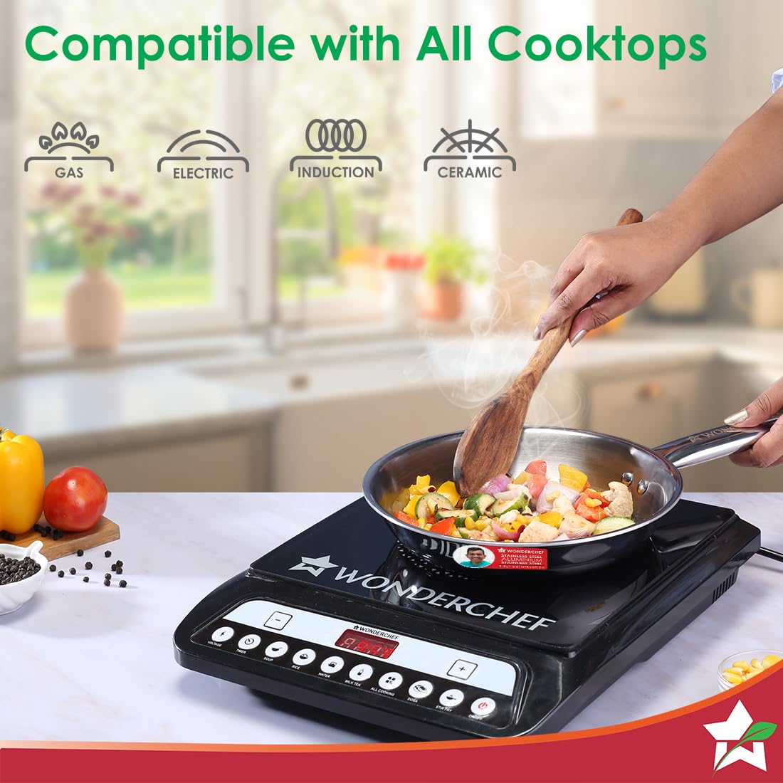 Buy Wonderchef Stella Triply Stainless Steel Fry Pan | 20 cm, 1
