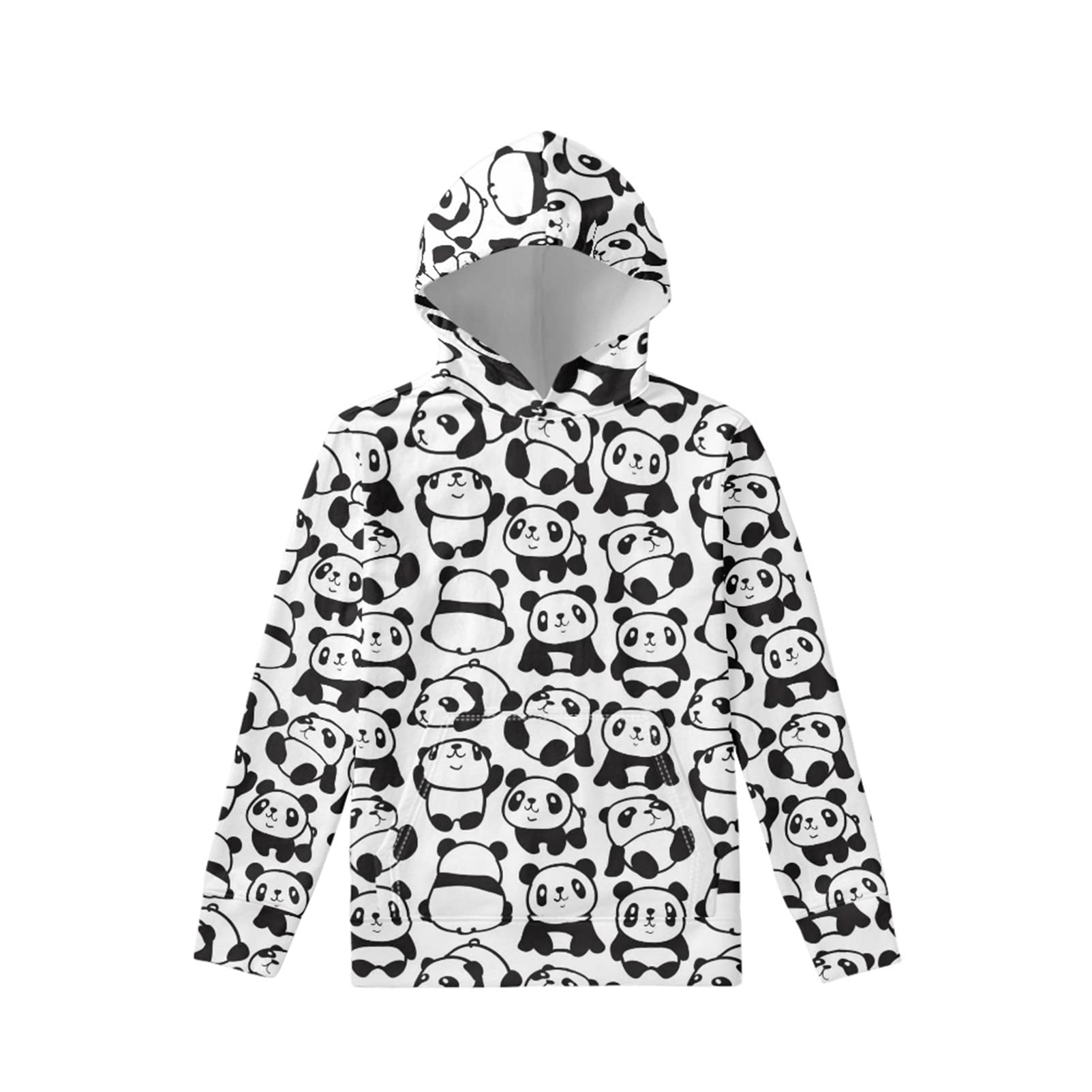 WELLFLYHOM Youth Girls Hoodie with Pockets Boys Pullover Hooded Sweatshirt Long Sleeve Top Age 6-16 Years