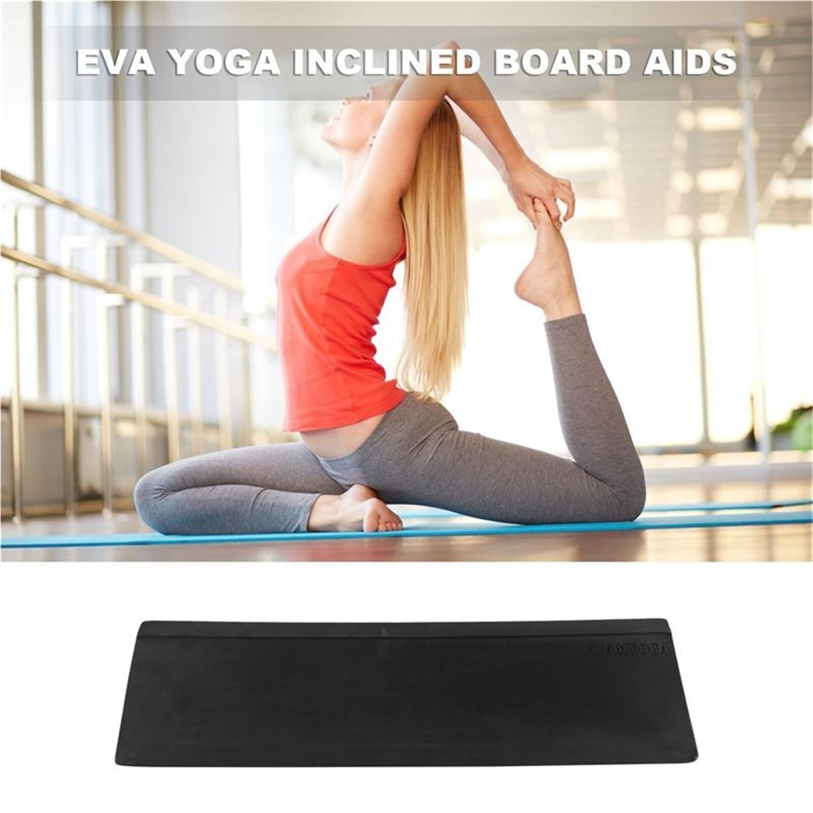 Blocchi Yoga Mattone In Legno Con Cuneo In Schiuma for Tavola Inclinata for Yoga | Accessori for Attrezzature Fitness