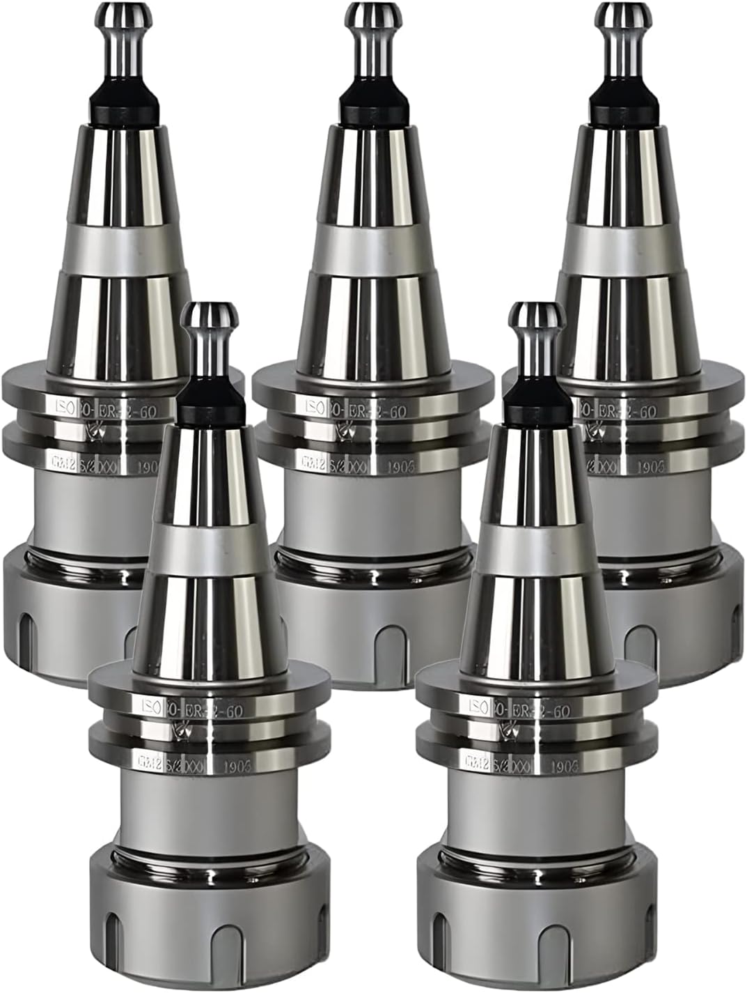 5PCS/Lot ISO30 ER32-60 Balance Collet Chuck G2.5 30000rpm CNC Tool Holder Stainless Steel Nickel plated With Pull Stud Woodworking Machine