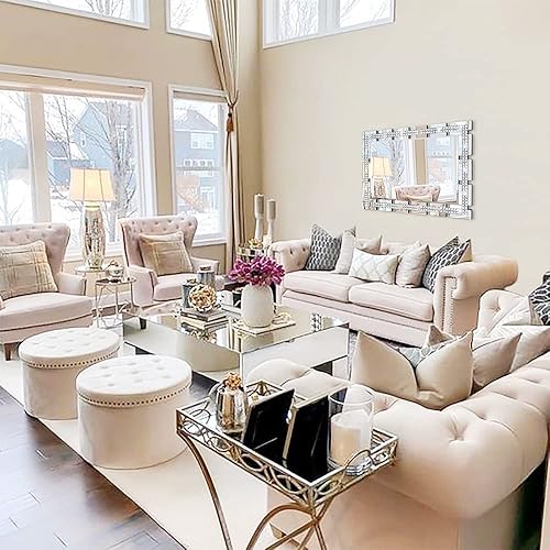 Miniatura 9 de Chende Espejo decorativo moderno para decoración, espejo de sala de estar para decoración