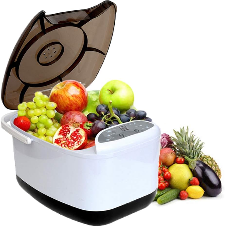 4.5L Ultrasonic Cleaner, Multi-Function Vegetable Washing Machine Fruit and Vegetable Detoxification Machine, Ozone Disinfection Machine,Purifier Household automatic cleaning