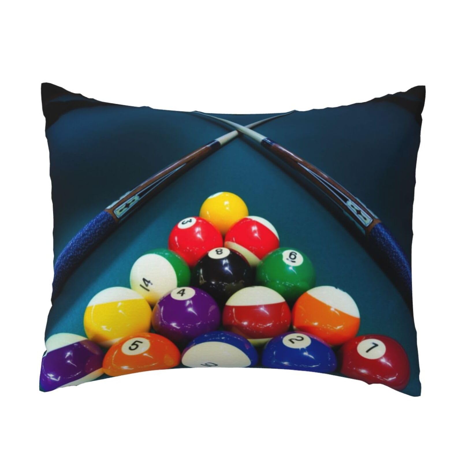 GSGCSBYMLG Billiard printed Pillow Case 20x26in Cushion Cover