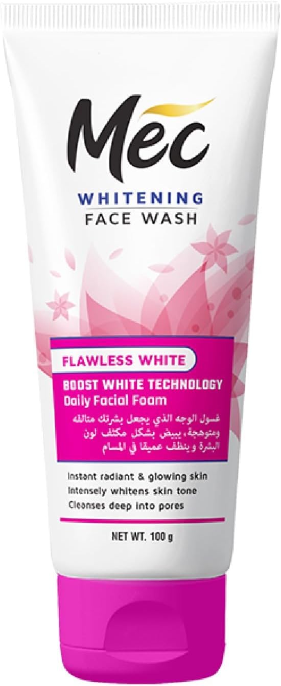 Mec Flawless White Face Wash 100gm