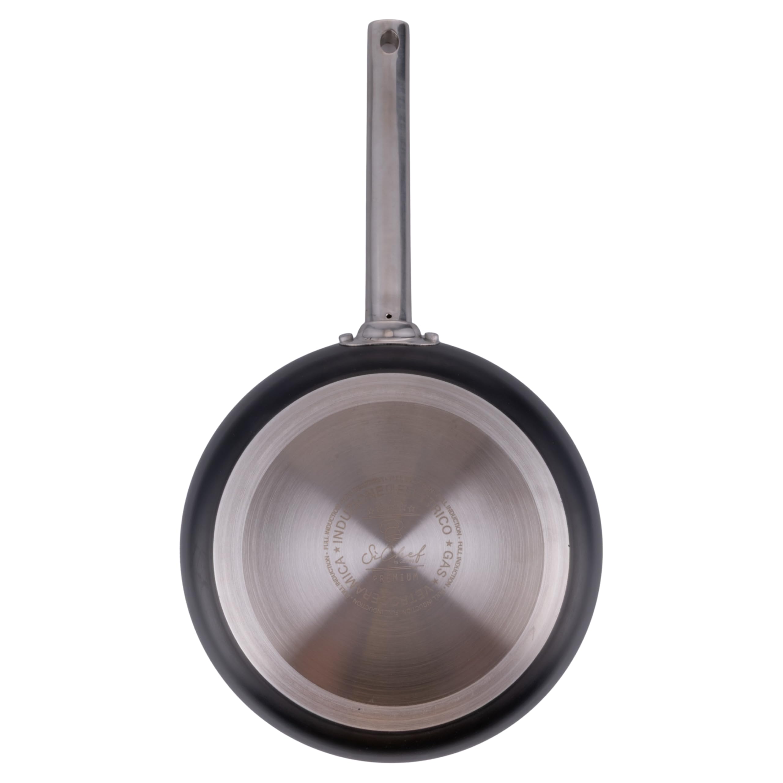 Padella 20 cm in alluminio forgiato, rivestimento antiaderente in ceramica, fondo full induction, SìChef Premium
