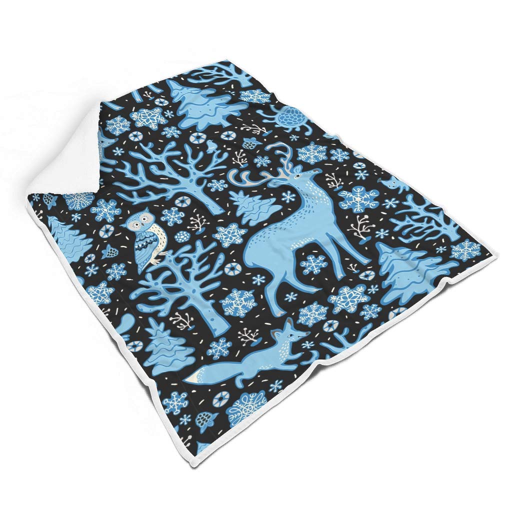 Vrnceit Christmas Flower Thermal Various types Fleece Blanket for Bedroom Fall Winter Spring for Baby or AdultsFamily style white 50x60 inch