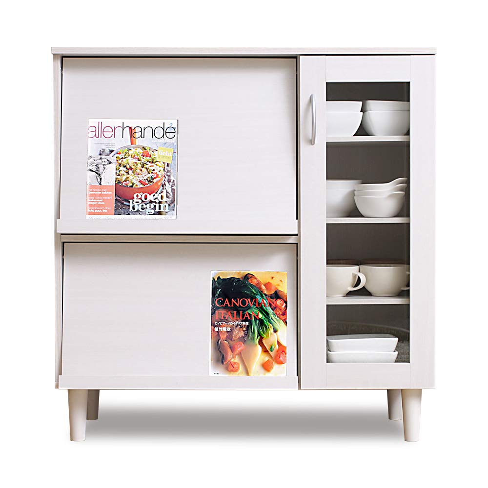 食器棚木製キャビネット可動棚