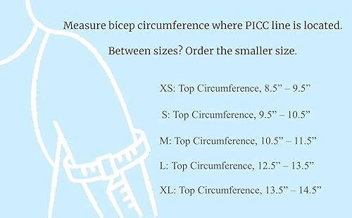 Miniatura 2 de PICC DESIGN Signature - Manga de malla suave PICC Line con tela absorbente de humedad y resistente al olor y apertura segura