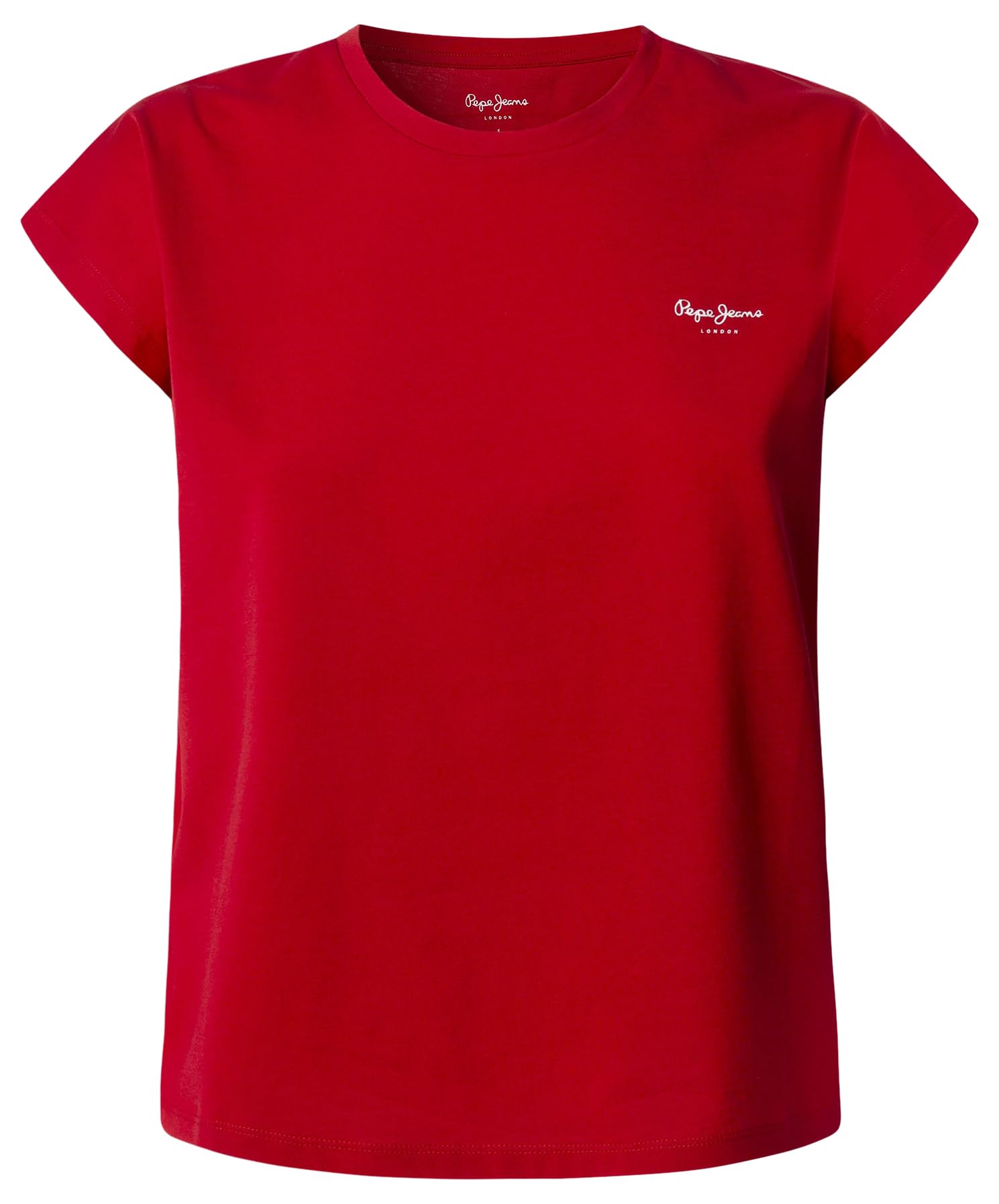 Pepe Jeans Women's BLOOMA T-Shirt, Red(RED), XL