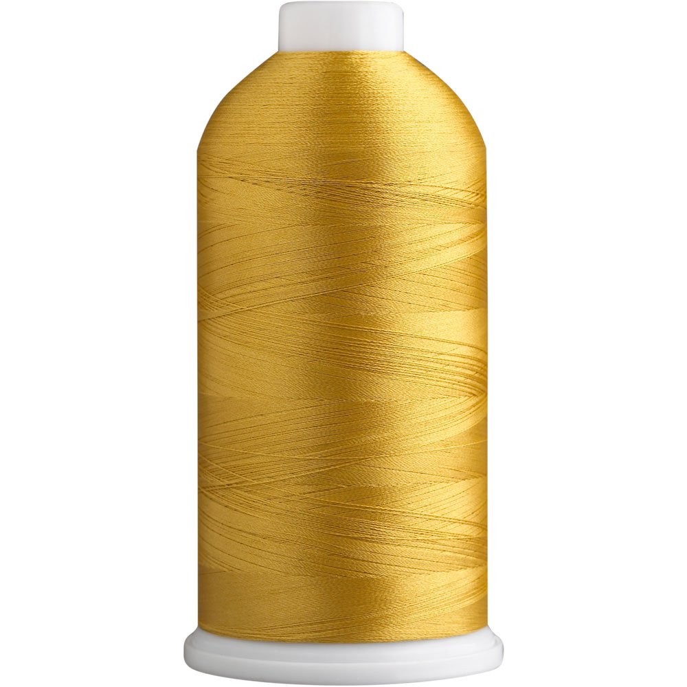 SuperB Polyester Embroidery Thread 40wt 5000m. Safran Yellow 616