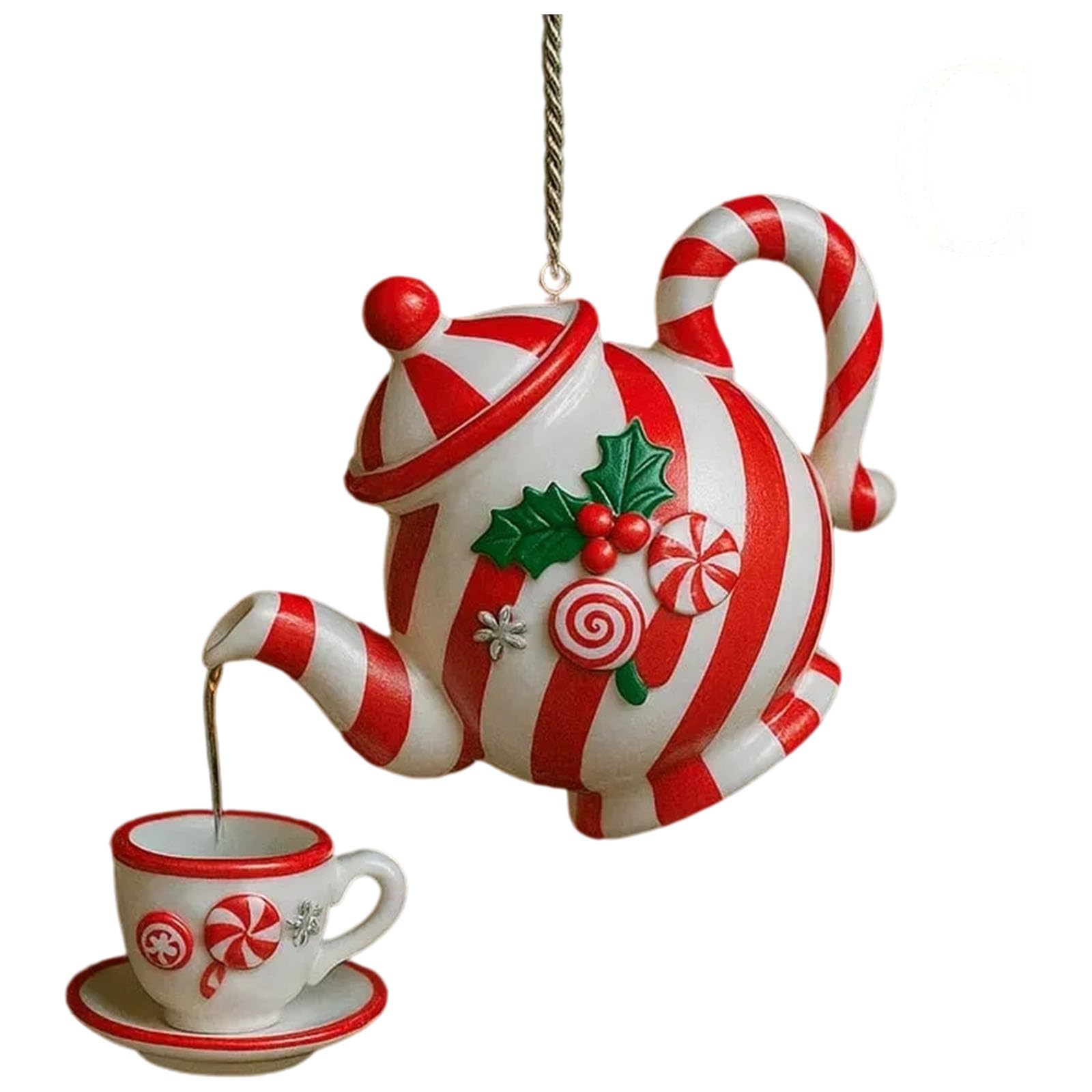 Yhplxyuus Christmas Tree Acrylic Hanging Ornament Shatterproof Holiday Tree Decoration Elegant Carving Texture for Mantels Window Acrylic Christmas Decoration