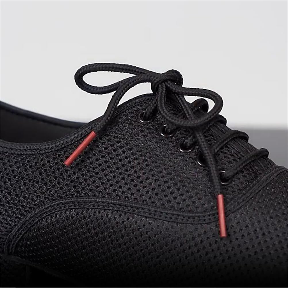 Zapatos de Baile de Malla Hombre Suela Cuero Cordones Salsa Latinas