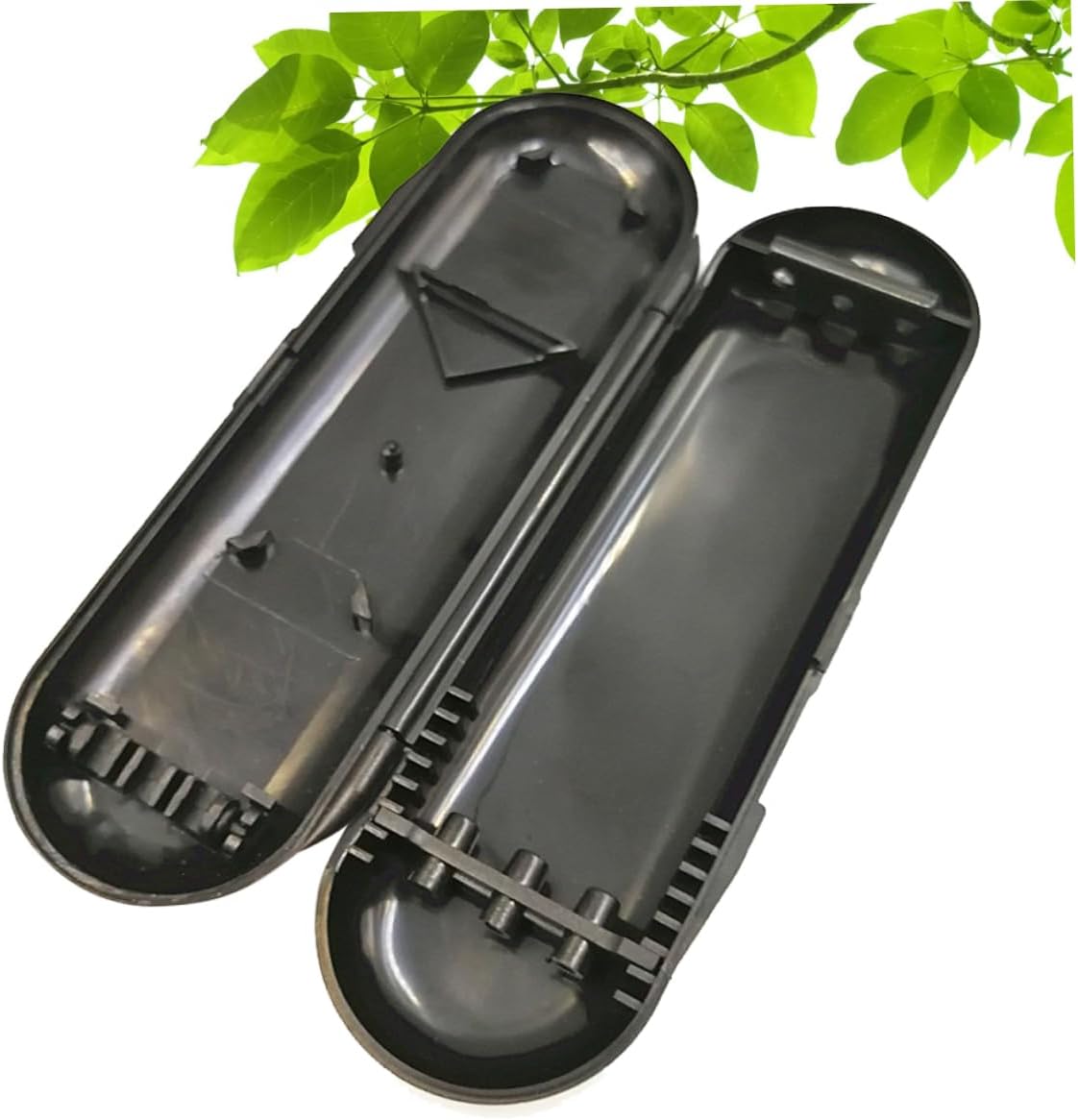 POPETPOP 6pcs Portable Plastic Dart Carrying Case Storage Box for Accessories Lightweight and Compact Holder Professional Game Container Black