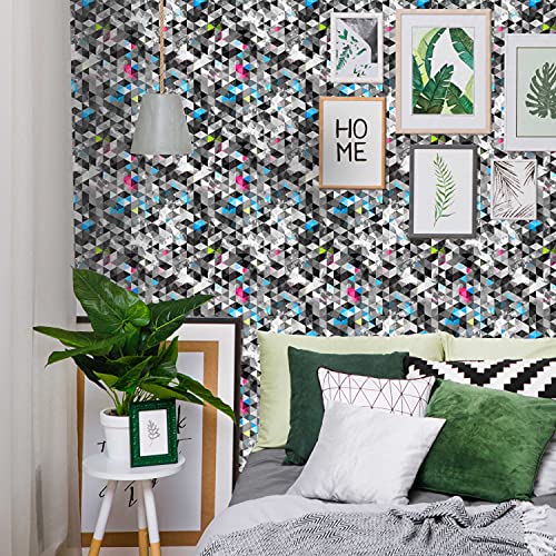 Image of Amazon Brand - Solimo PVC Self-Adhesive Wallpaper, Abstract, 41cm x 4.56m