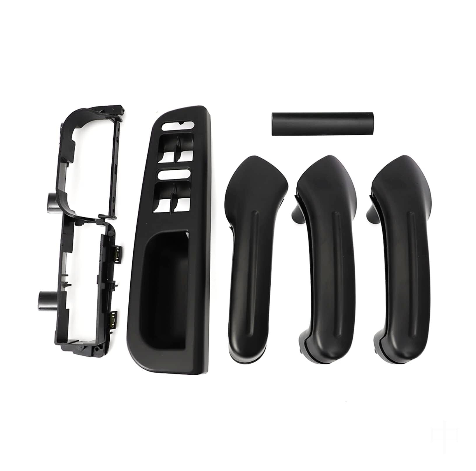 GTDTKGANAK for Vw for Golf IV MK4 for Jetta for Bora 1999-2007 LHD Black Interior Door Handle Interior Door Panel Handle Decorative Covers(4door 6pcs)