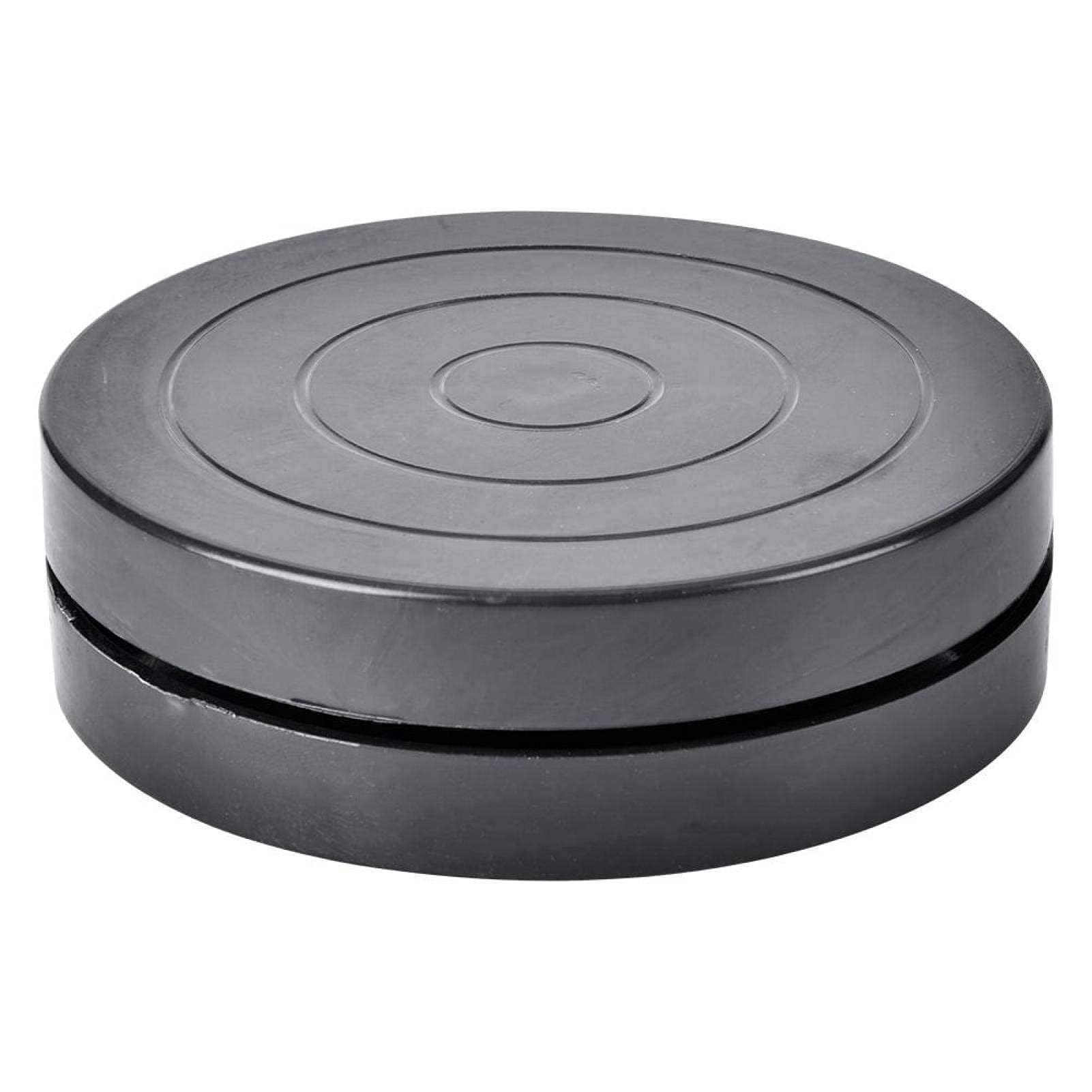 Pssopp Clay Turntable 360° Rotating Swivel Stand, Plastic, Black, 17.8 CM
