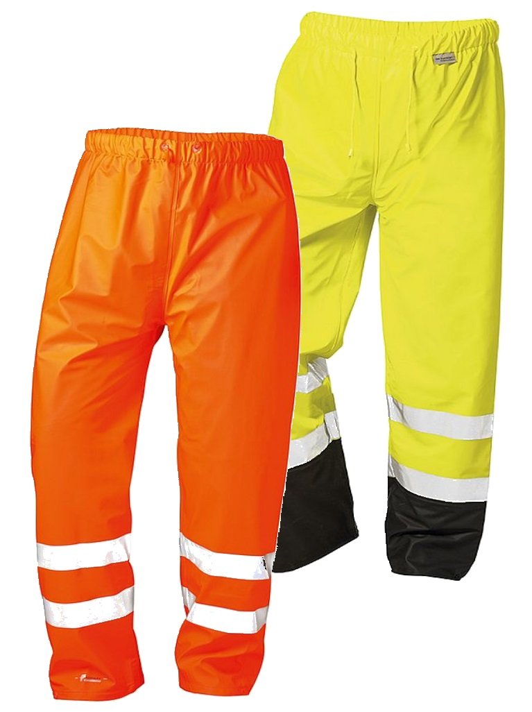 Feldtmann Dirk en ISO 20471/1, en 343/3 Pantalon de Protection imperméable en polyuréthane Jaune/Noir Taille XXL