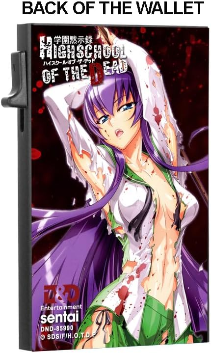 High School of the Dead Saeko Anime Slim Wallet Officially Licensed
