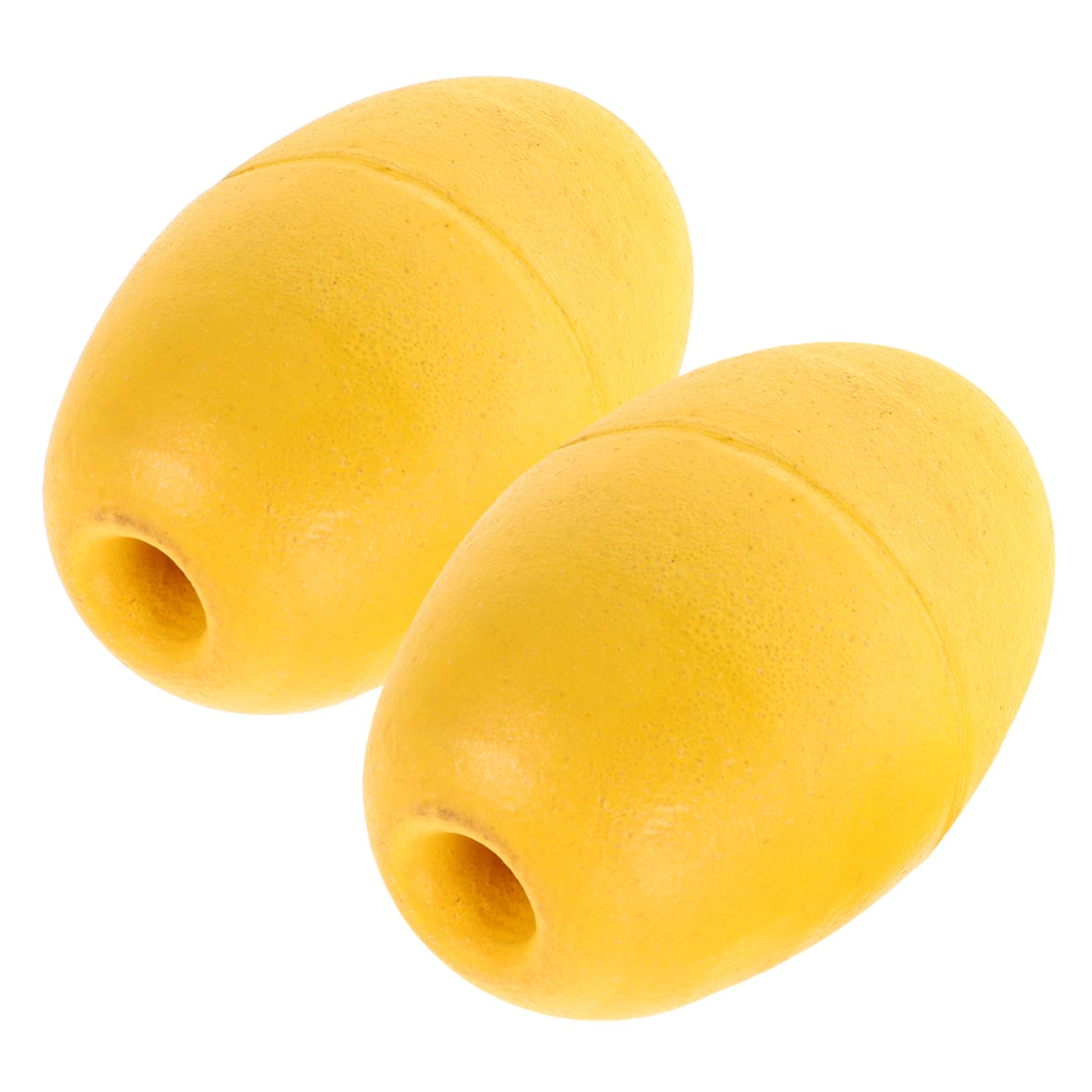 2 Pz Galleggiante del Kayak Pontile Galleggiante La Corda Galleggia La Boa Marina Galleggia Galleggiante da Pesca Elettronico Tirare La Boa Boe per Granchi Ragazzo Yellow PVC