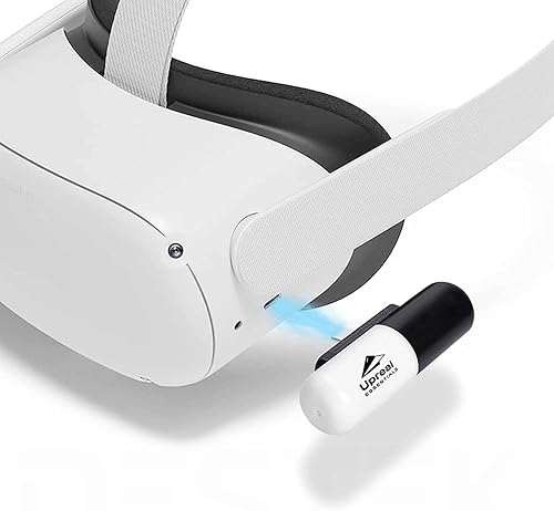 UPREAL Capsule Power Bank for OculusMeta Quest 2 Accessories - Ultra Lightweight Portable Battery Pack Compatible with Oculus Elite Strap - Extra 2