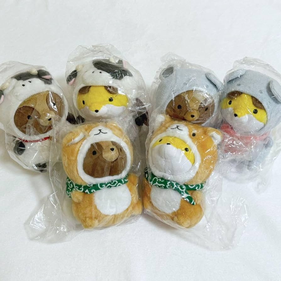 Bonpoint ボンポワン × アポリーヌ きつね ぬいぐるみ 2体　コラボ Bonpoint ボンポワン × アポリーヌ きつね ぬいぐるみ 2体 コラボ