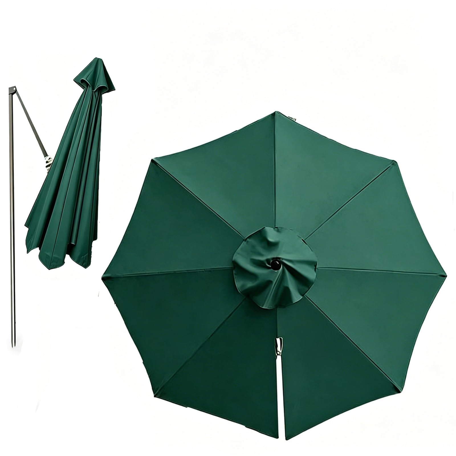 Replacement Parasol Canopy 8 Ribs for 3.0/3.35/3.5m Cantilever Umbrellas
