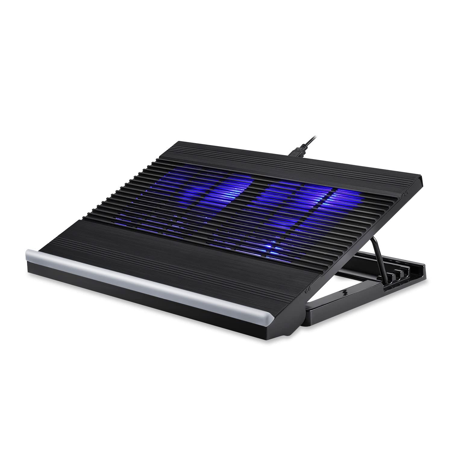 Raffreddamento del notebook del tampone di raffreddamento del computer portatile, refrigeratore di raffreddamento della ventola del laptop Altezza regolabile dell'altezza regolabile, tappetino d